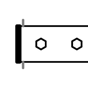 M_L-角度螺栓連接 2-立面