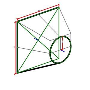 M_圓形轉矩形轉接頭 - 角式