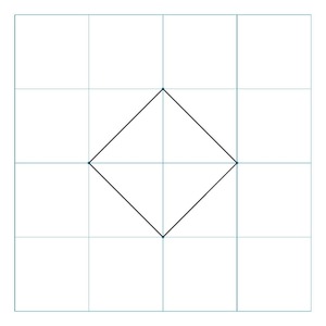 M_菱形棋盤表面