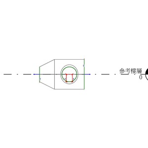 M_圓形交叉帶轉接頭 - 錐形