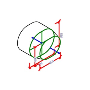 M_橢圓形接頭 - 錐形