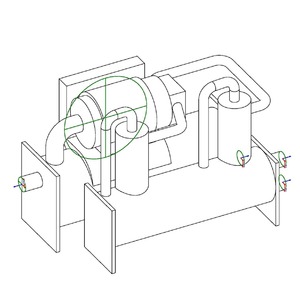 M_螺旋迴轉式冷水機 - 水冷式 - 三圈管 - 791-1582 kW