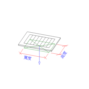 M_回轉通風調節裝置 - 矩形 - 落地式