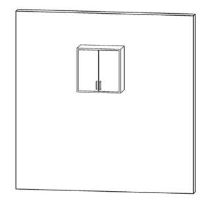 M_上層櫥櫃-雙門-牆
