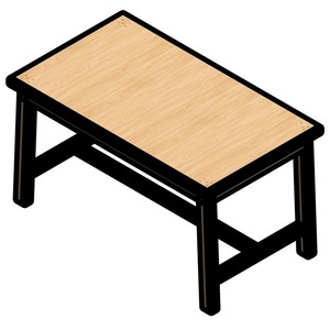 H&D東稻家具- 安東妮雅簡約質感原木餐桌