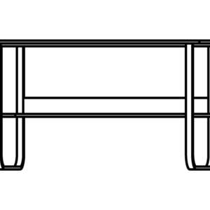 樂嫚妮-北歐工業風電腦工作書桌-附層板收納桌-梨木色