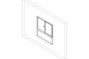 高級隔音氣密窗+固定窗WIN-361BF_W1R_1400X600_反拉