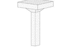 M_混凝土-矩形-含下降頂蓋的柱