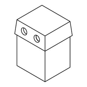 M_回收筒-方形