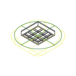 M_螢光燈管槽 - 拋物線狀正方形