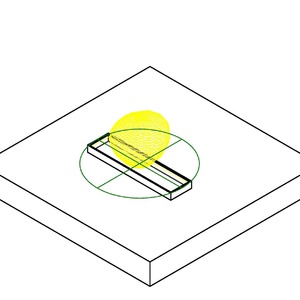 M_層板燈 - 線性方形
