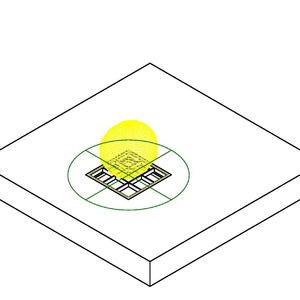 M_螢光燈管槽 - 拋物線狀正方形
